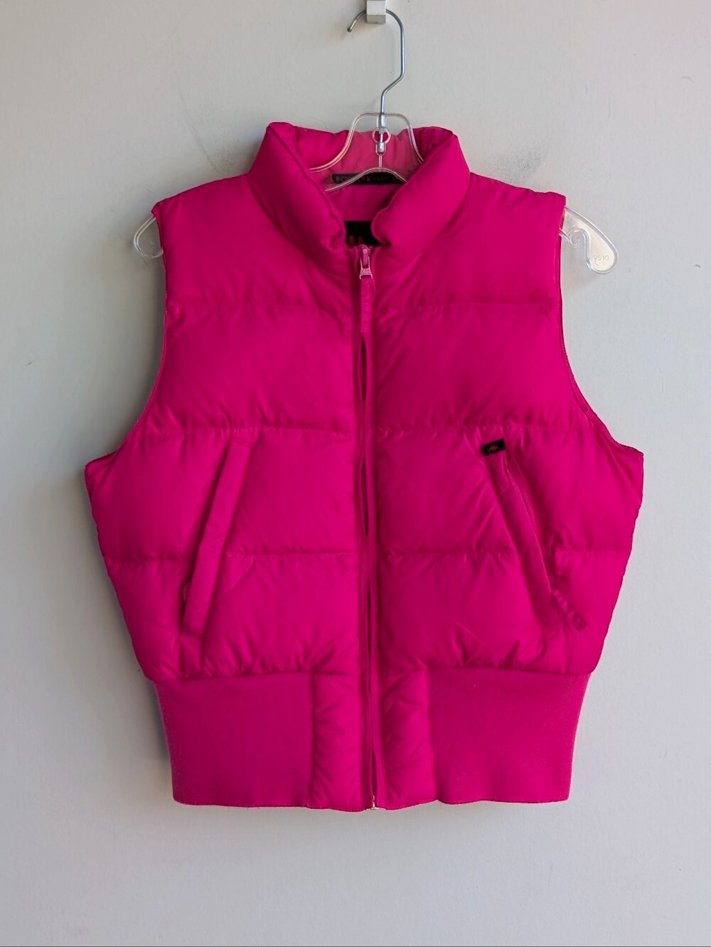 Kappa Duck Down Hot Pink Puffer Vest